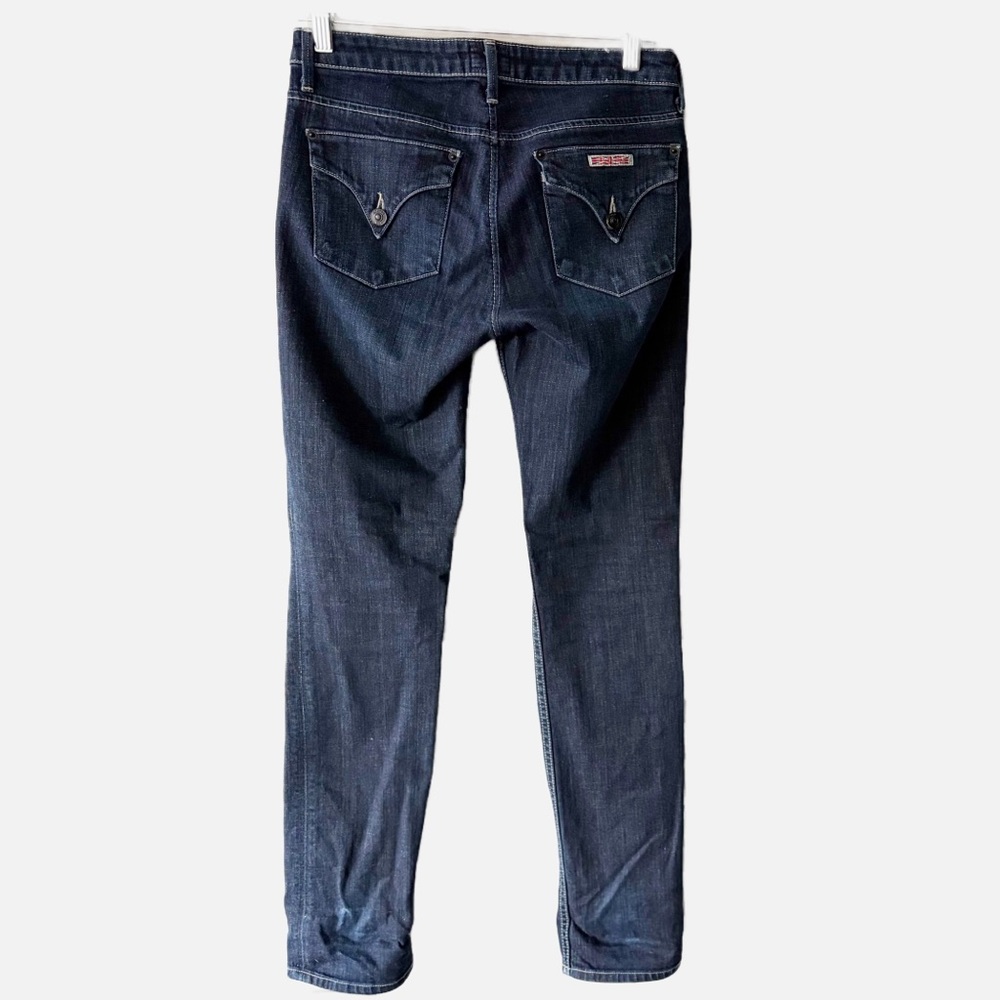 HUDSON Carly Midrise Straight Leg Medium Light Wash Indigo Denim Jeans Size 26 - Picture 3 of 9